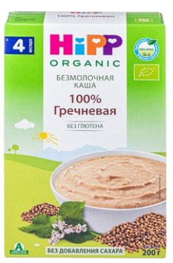 Каша HiPP (Хипп) сухая безмолочная Гречневая, 200 г