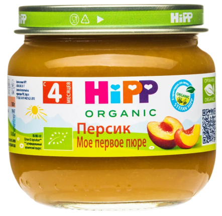 Пюре HiPP (Хипп) Персик, 80 г