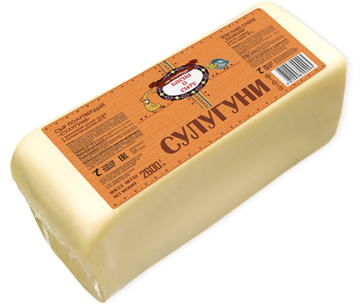 Сыр полутвердый «Сулугуни», 2600 г 