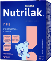 Смесь молочная сухая Nutrilak Premium (Нутрилак Премиум) ПРЕ, 350 г 