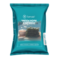 Морская капуста сушеная (чипсы нори) со вкусом Терияки, 4 г
