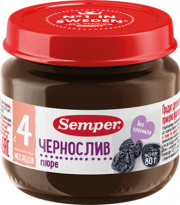 Пюре Semper (Сэмпер) Чернослив, 80 г