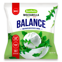 Сыр мягкий Моцарелла Balance 30%  (1 шарик), 100 г