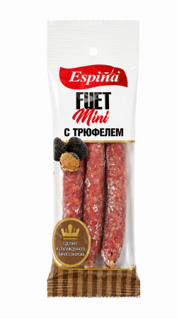 Колбаса Фуэт-мини с трюфелем сыровяленая полусухая, 60 г