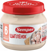 Пюре Semper (Сэмпер) Цыпленок, 80 г