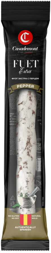 Колбаса Фуэт экстра с перцем сыровяленая полусухая, 110 г