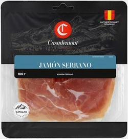 Хамон Серрано сыровяленый, 100 г