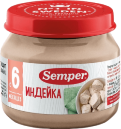 Пюре Semper (Сэмпер) Индейка, 80 г