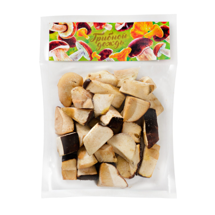 Белые грибы резаные   быстрозамороженные,  300 г