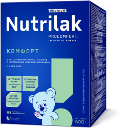 Смесь сухая Nutrilak Premium (Нутрилак Премиум) Комфорт специализированная, 600 г