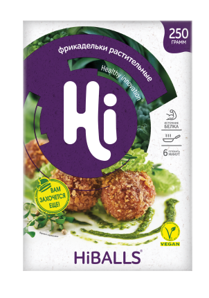 Растительные Фрикадельки HiBalls замороженные, 250 г