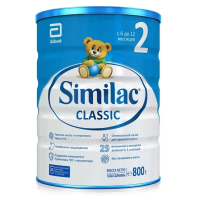 Сухая молочная смесь Similac Classic (Симилак Классик) 2 адаптированная, 800 г