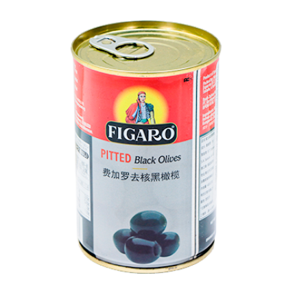 Оливки черные без косточки, 400 г