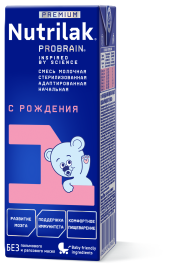 Смесь молочная Nutrilak Premium (Нутрилак Премиум) 1 адаптированная стерилизованная, 200 мл