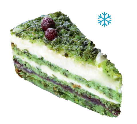 Торт Шпинатный замороженный, 1,2 кг (12 порций)