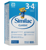 Напиток молочный сухой Similac Classic (Симилак Классик) 3 Детское молочко с пребиотиками, 800 г