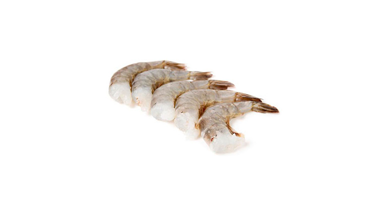 Креветки ваннамей без головы без вены в панцире легкой очистки с/м IQF 16/20, 1 кг
