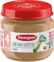 Пюре Semper (Сэмпер) Цветная капуста, 80 г
