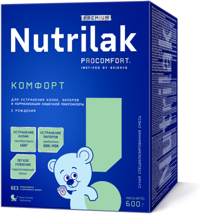 Смесь Nutrilak Premium Комфорт, 600г