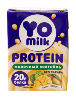Коктейль молочный со вкусом «Манго-Кактус»  1,5%, 200 мл
