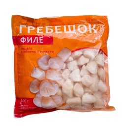 Гребешок  IQF, 40/60, 500 г