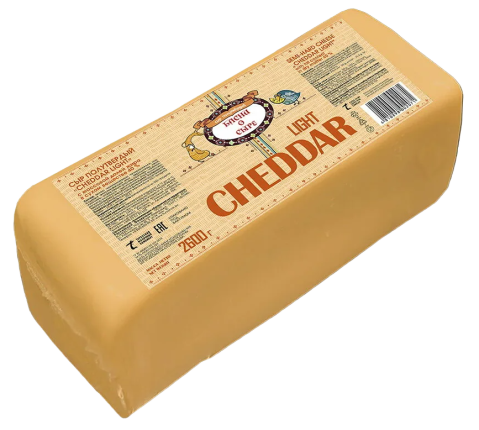 Сыр Cheddar Light 40%, 2600 г