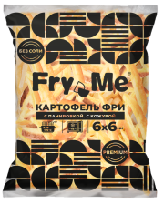 Картофель фри с панировкой и кожурой 6x6 мм (S22) Fry Me Premium, 2,5 кг