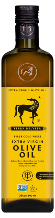 Масло оливковое нерафинированное высшего качества Extra Virgin, 0,5 л