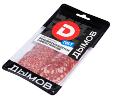 Колбасы ассорти Брауншвейгская полусухая + Сервелат сырокопченые полусухие, 90 г