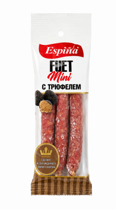 Колбаса Фуэт-мини с трюфелем сыровяленая полусухая, 60 г