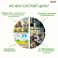 Пюре HiPP (Хипп) Пюре Брокколи с рисом и кроликом, 190 г