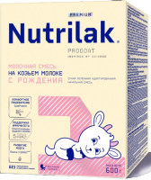 Смесь молочная сухая Nutrilak Premium (Нутрилак Премиум) 1 адаптированная на козьем молоке, 600 г