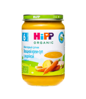 Пюре HiPP (Хипп) Овощной крем-суп с индейкой, 190 г