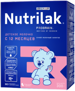 Напиток молочный сухой Nutrilak Premium (Нутрилак Премиум) 3 Детское молочко, 300 г