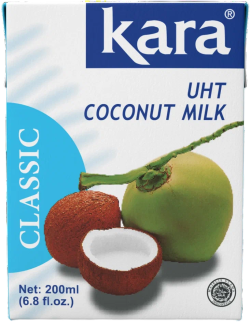 Молоко на основе мякоти кокосового ореха 17% Coconut milk, 200 мл 