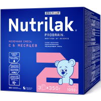 Смесь молочная сухая Nutrilak Premium (Нутрилак Премиум) 2 адаптированная, 1050 г