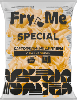 Картофельные ДИППЕРЫ с панировкой Fry Me (D01) 2,5 кг/уп Россия