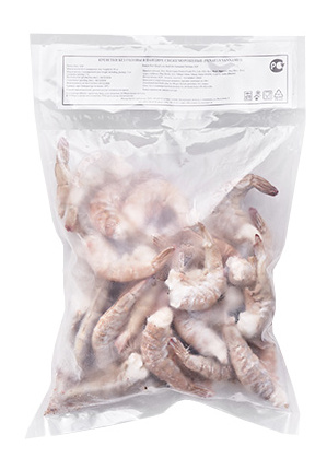 Креветки ваннамей без головы в панцире 16/20, 1 кг