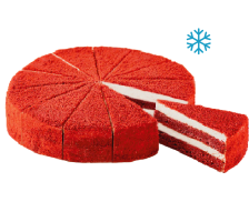 Торт бисквитный Красный бархат замороженный, 1.5 кг (12 порций)