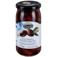 Маслины Каламата без косточки Delphi, Греция, 350 г