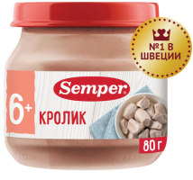 Пюре детское Кролик, 80 г