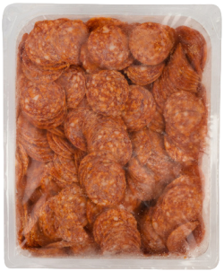 Колбаса Чоризо сырокопченая полусухая замороженная нарезка, 1 кг