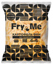 Картофель фри без панировки 6х6 мм (F76) Fry Me Standard, 2,5 кг