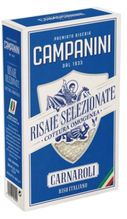 Рис Карнароли шлифованный длиннозерный, 500 г