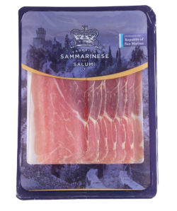 Ветчина Окорок Прошутто Крудо сыровяленая нарезка, 100 г