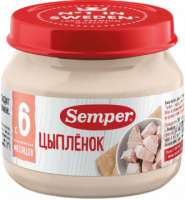 Пюре Semper (Сэмпер) Цыпленок, 80 г