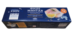 Филе минтая без кожи и костей мороженое, 1 кг