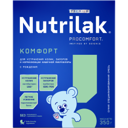 Смесь сухая Nutrilak Premium (Нутрилак Премиум) Комфорт специализированная, 350 г