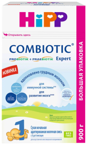 Смесь молочная сухая HiPP Combiotic Expert (Хипп Комбиотик Эксперт) 1 адаптированная, 900 г