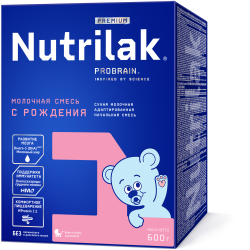 Смесь молочная сухая Nutrilak Premium (Нутрилак Премиум) 1 адаптированная, 600 г